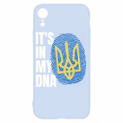 Чехол для iPhone XR It is in my DNA Ukraine