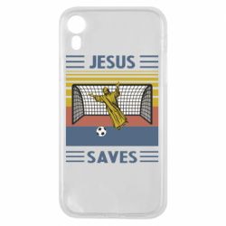 Чехол для iPhone XR Jesus will save - PrintSalon
