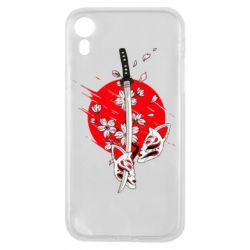 Чехол для iPhone XR katana in sakura