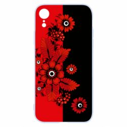 Чохол для iPhone XR Червоні квіти - PrintSalon