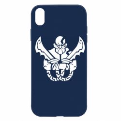 Чехол для iPhone XR Kratos silhouette - PrintSalon
