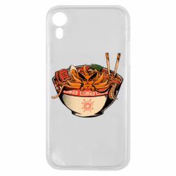 Чехол для iPhone XR Kurama in ramen - PrintSalon