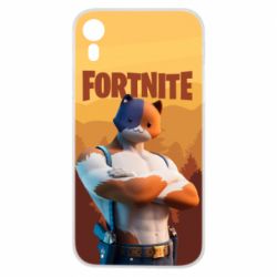 Чехол для iPhone XR Meowscles and logo - PrintSalon