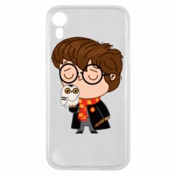 Чехол для iPhone XR Милый Гарри с совой - PrintSalon