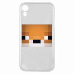 Чехол для iPhone XR Minecraft Minimalist - PrintSalon
