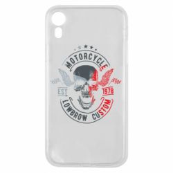 Чехол для iPhone XR Moto skull - PrintSalon