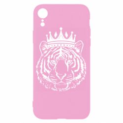 Чехол для iPhone XR Папа-Тигр