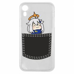 Чехол для iPhone XR Pocket Paimon - PrintSalon