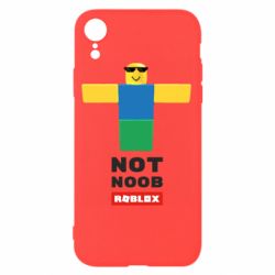 Чехол для iPhone XR Roblox Not Noob