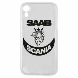 Чехол для iPhone XR Scania SAAB logo - PrintSalon