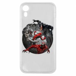 Чохол для iPhone XR Сімбіоти і людина павук - PrintSalon