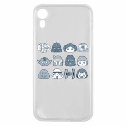 Чехол для iPhone XR Star wars icons - PrintSalon