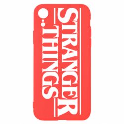 Чехол для iPhone XR Stragner Things Logo - PrintSalon