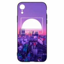 Чохол для iPhone XR Sunset city - PrintSalon