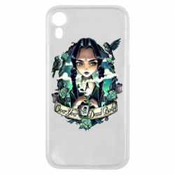 Чехол для iPhone XR Уэнздей арт - PrintSalon