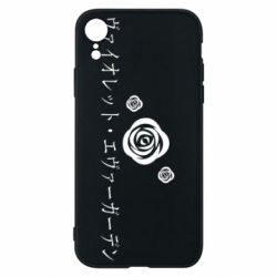 Чехол для iPhone XR Violet Evergarden logo - PrintSalon