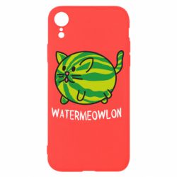 Чехол для iPhone XR Watermeowloon - PrintSalon