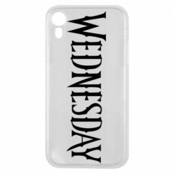 Чохол для iPhone XR Wednesday logo - PrintSalon