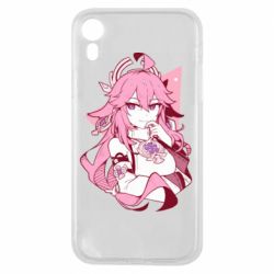 Чехол для iPhone XR Yae Miko portrait