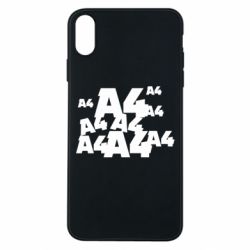 Чехол для iPhone Xs Max A4 Pattern - PrintSalon