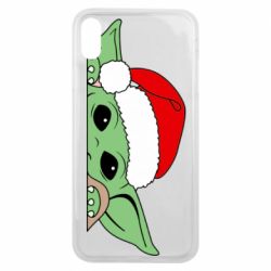 Чохол для iPhone Xs Max Baby Yoda Santa - PrintSalon