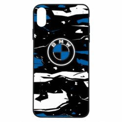 Чехол для iPhone Xs Max BMW logo and art background - PrintSalon