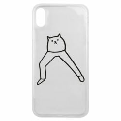 Чехол для iPhone Xs Max Cat in pants - PrintSalon