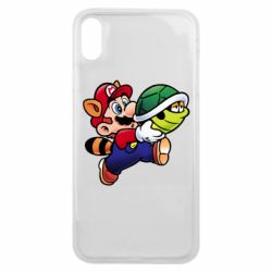 Чехол для iPhone Xs Max Cute Mario with turtle - PrintSalon