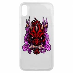 Чехол для iPhone Xs Max Darth Maul Japanese mask - PrintSalon