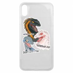 Чехол для iPhone Xs Max Динозавры. Мир Юрского периода - PrintSalon