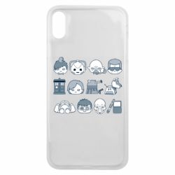 Чехол для iPhone Xs Max Doctor who icons - PrintSalon