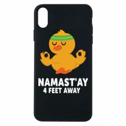 Чехол для iPhone Xs Max Duck Namast'ay Away - PrintSalon