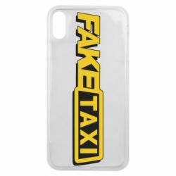 Чехол для iPhone Xs Max Fake taxi logo 2 - PrintSalon