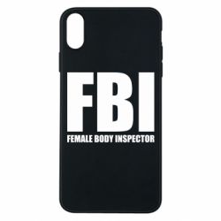 Чехол для iPhone Xs Max FBI - Female Body Inspector - PrintSalon