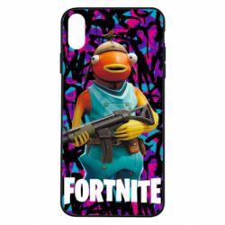 Чехол для iPhone Xs Max Fishstick With A Gun - PrintSalon