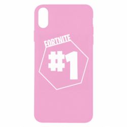 Чехол для iPhone Xs Max Fortnight number 1 - PrintSalon