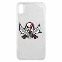 Чехол для iPhone Xs Max God of war Kratos vector - PrintSalon