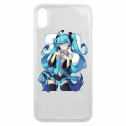Чехол для iPhone Xs Max Hatsune Miku art - PrintSalon