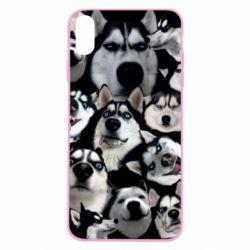 Чохол для iPhone Xs Max Husky Emotions - PrintSalon