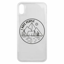 Чехол для iPhone Xs Max I hate people - camper - PrintSalon