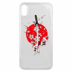 Чохол для iPhone Xs Max katana in sakura