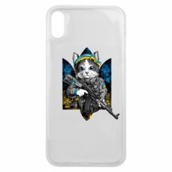 Чехол для iPhone Xs Max Кот военный