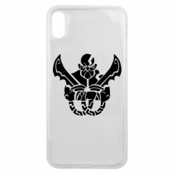 Чехол для iPhone Xs Max Kratos silhouette - PrintSalon