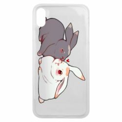 Чехол для iPhone Xs Max Кролики Вэй и Лань - PrintSalon