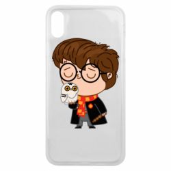 Чехол для iPhone Xs Max Милый Гарри с совой - PrintSalon