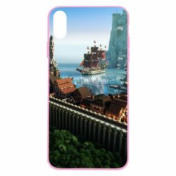 Чохол для iPhone Xs Max Minecraft beautiful town