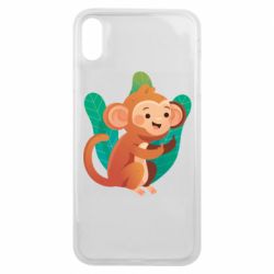 Чехол для iPhone Xs Max Monkey. Fuck You - PrintSalon