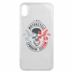 Чехол для iPhone Xs Max Moto skull - PrintSalon