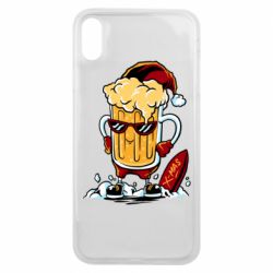 Чехол для iPhone Xs Max New Year's beer - PrintSalon