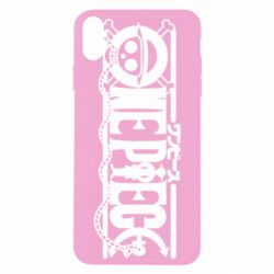 Чехол для iPhone Xs Max One Piece Logo Anchor - PrintSalon